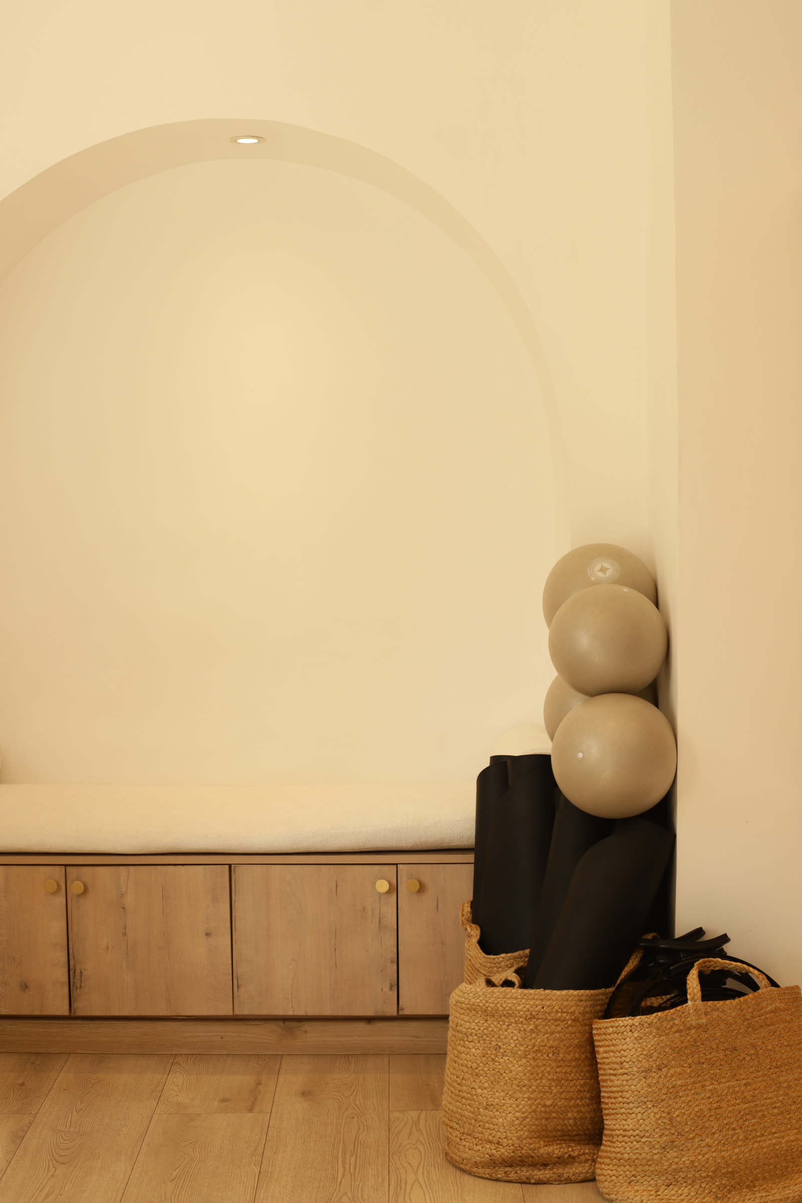 Pilates props nook